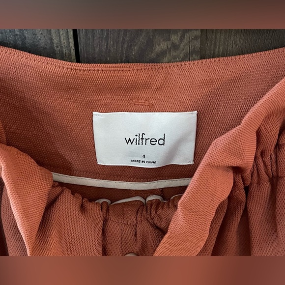 Wilfred Aritzia Terracotta Paperbag Pants - Picture 5 of 9